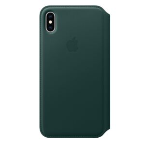 Leather Flip Cover for Apple iPhone XS Max Green Leather Flip Cover for Apple iPhone XS Max Green